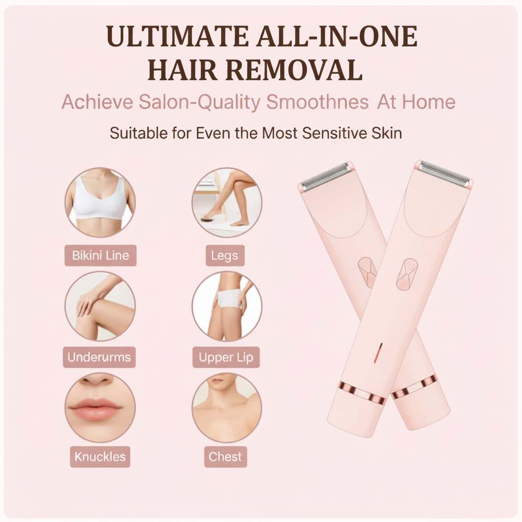 Trimora - 2 in 1 Bikini & Body Trimmer